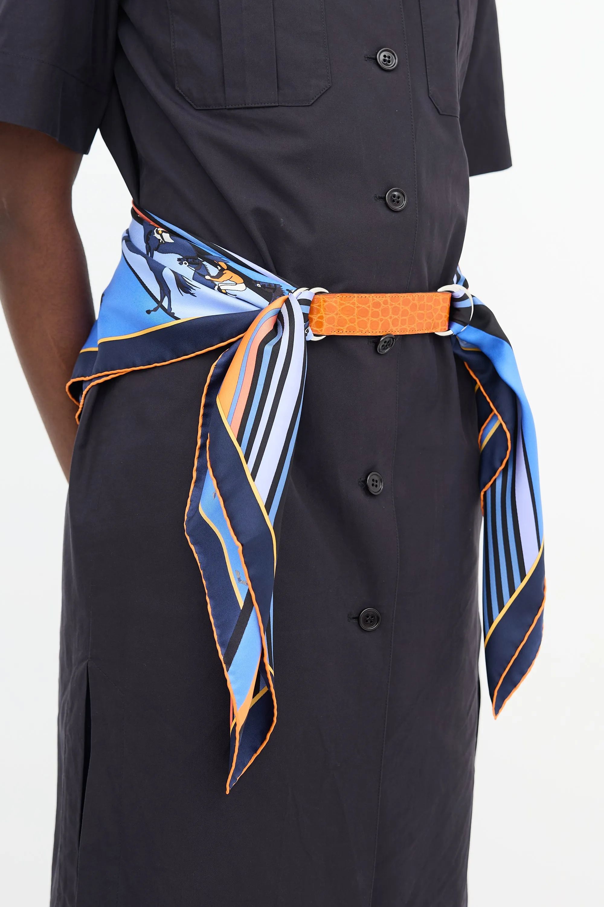2009 Exotic Leather Romance Scarf Belt