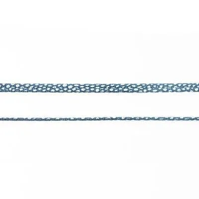 5mm Blue Luxor Leather by the Foot