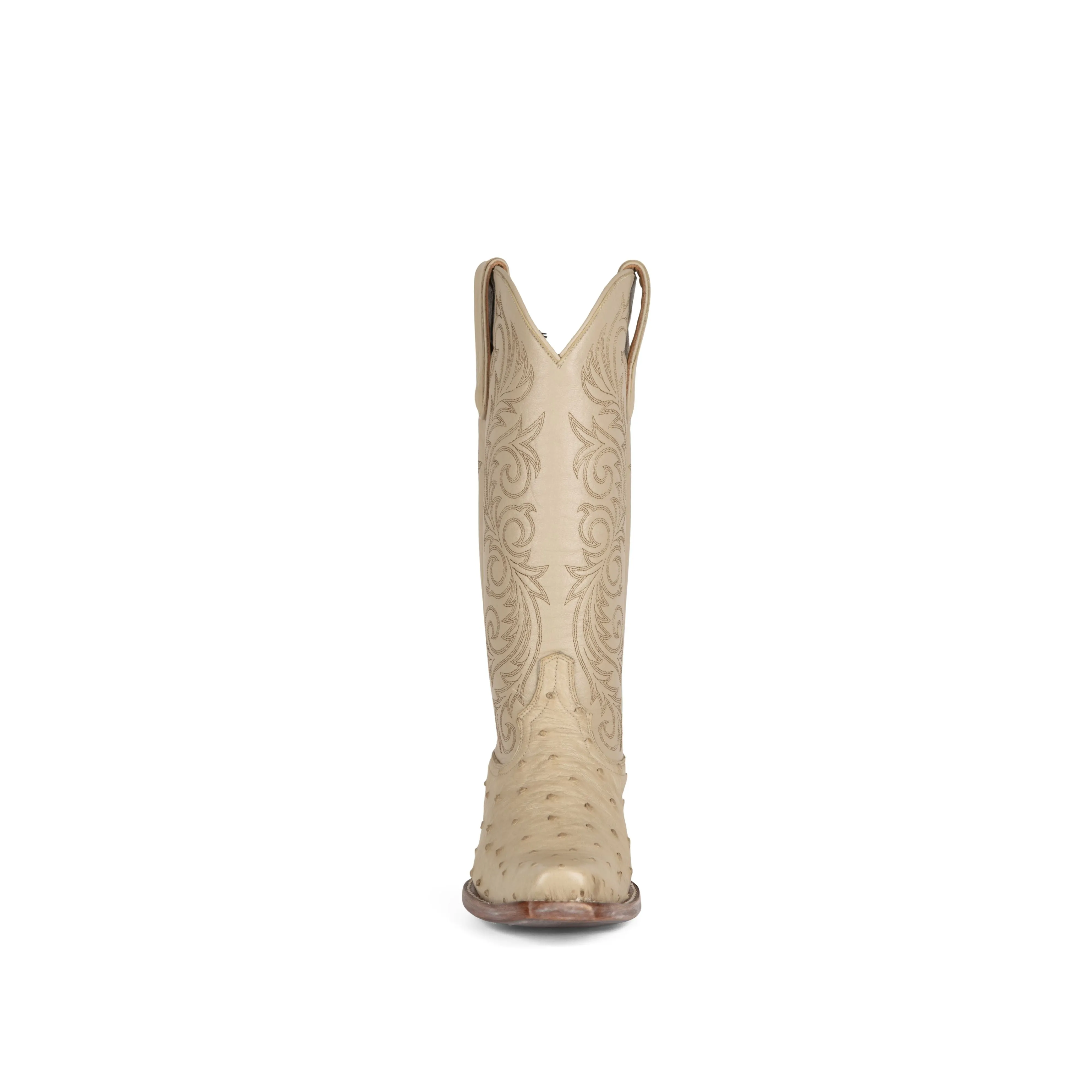 Azulado - Nora Full Quill Ostrich - Bone