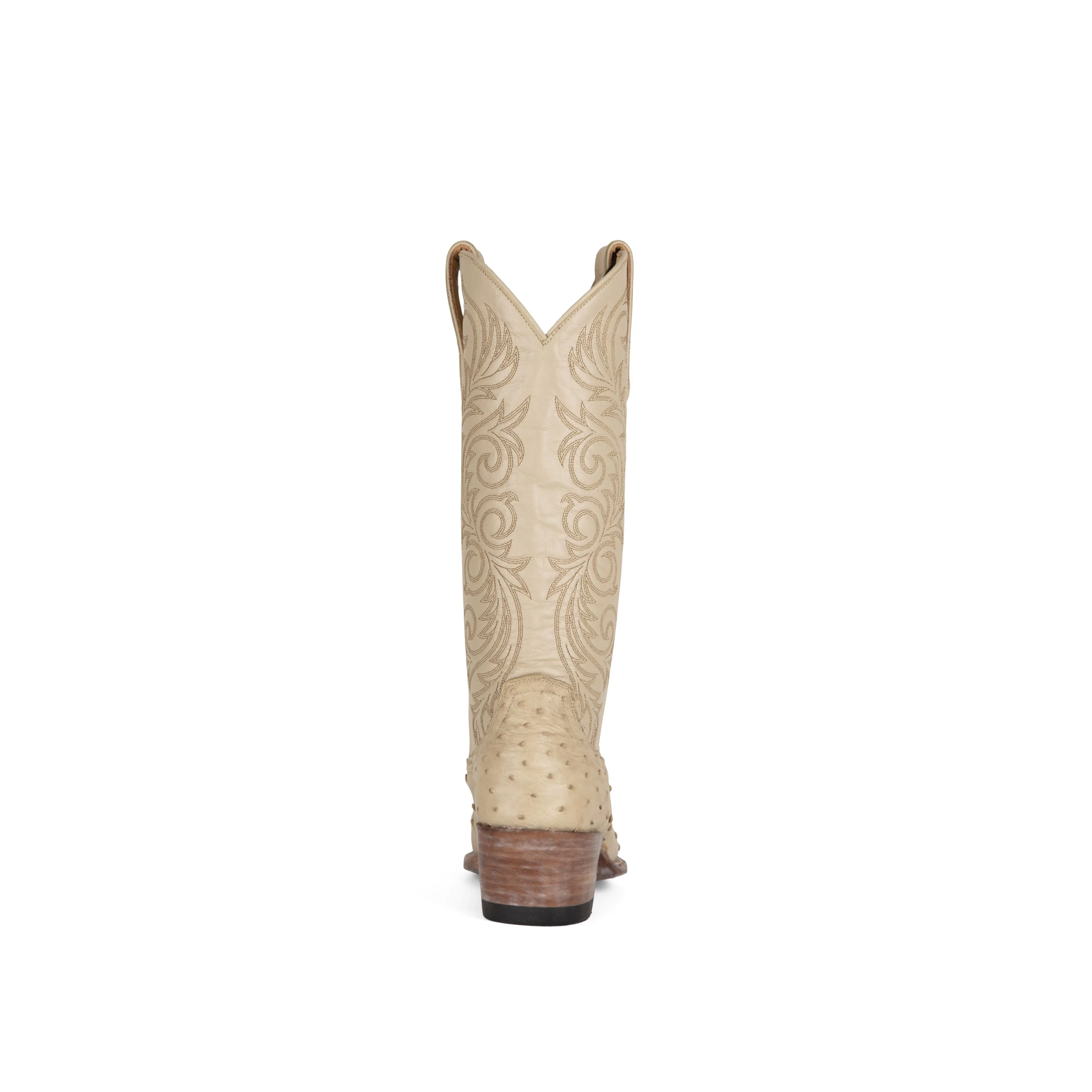 Azulado - Nora Full Quill Ostrich - Bone