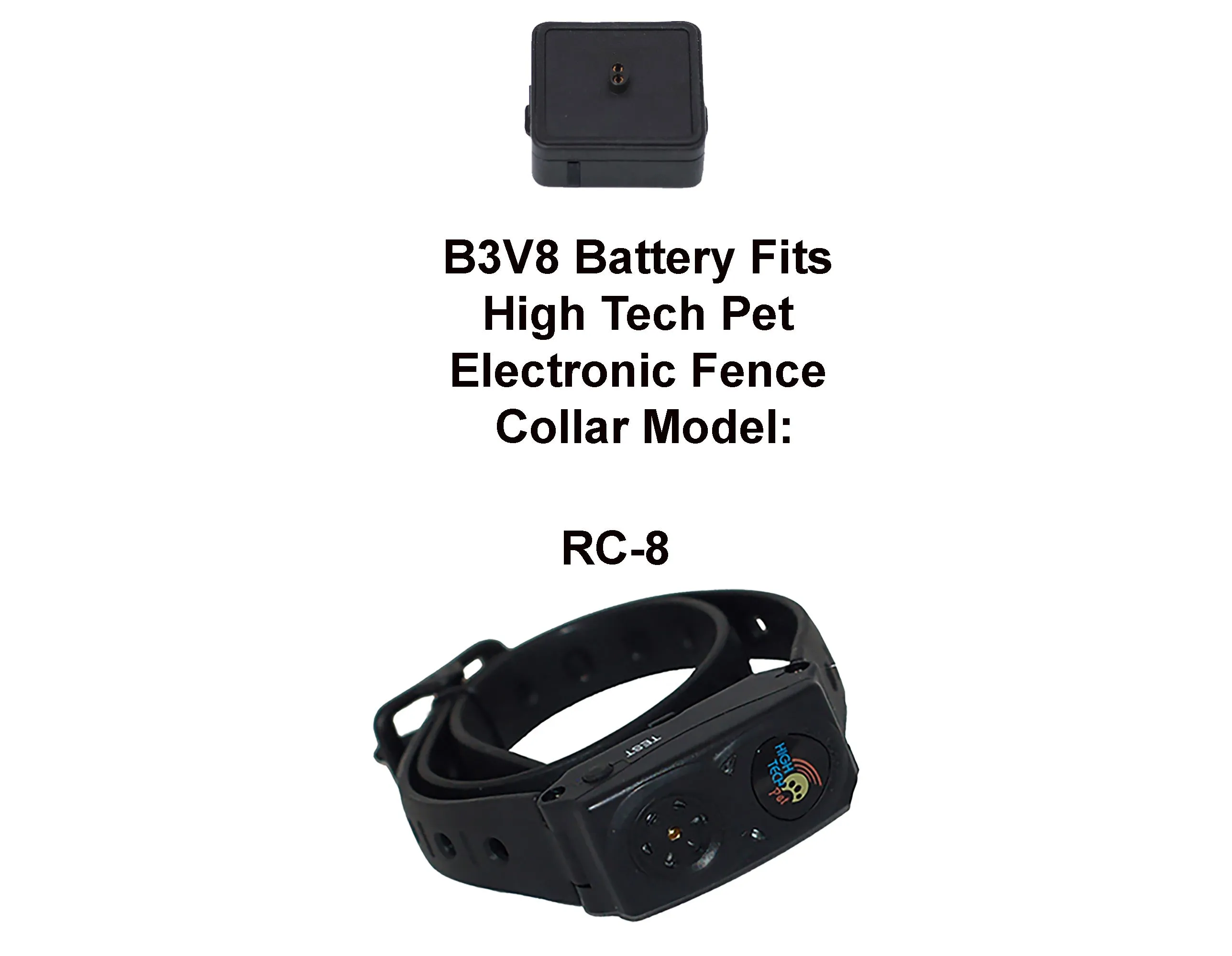 B-3V8 Battery 2 Pack - For the BT-3 Bark Control Collar and RC-8 Radio Pet Fence Collars