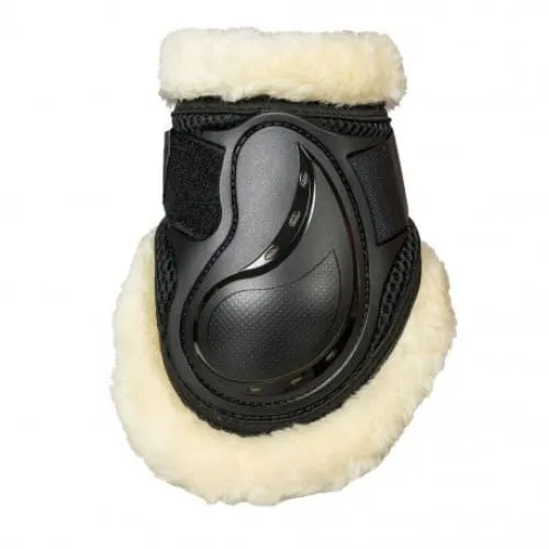 Back On Track Airflow Light Fur Fetlock Boots Black