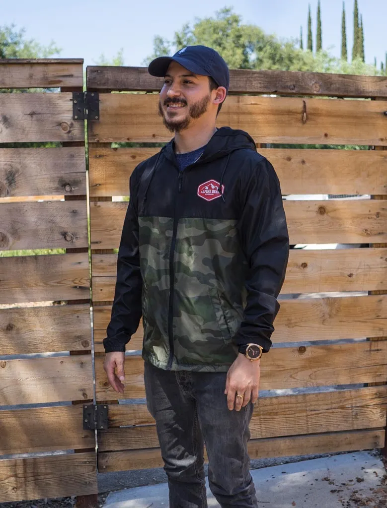 Camo Windbreaker