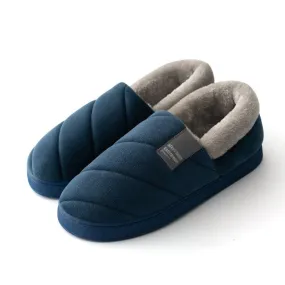 Cuzcare Men Women Slippers Plush Soft Fur Lined Slides
