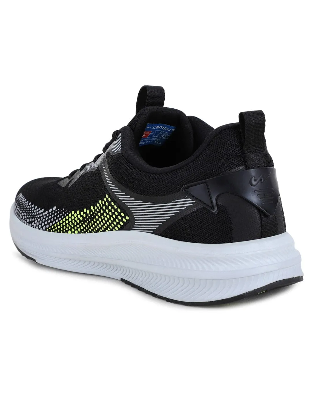 DAPPER Black Men's Running Shoes