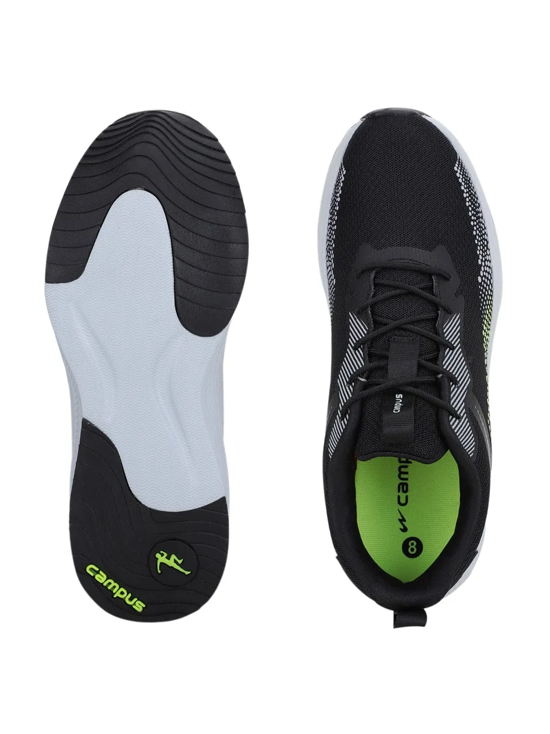 DAPPER Black Men's Running Shoes