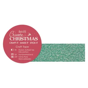 Green Glitter Tape - 6 x 5m Rolls (PMA 462902)