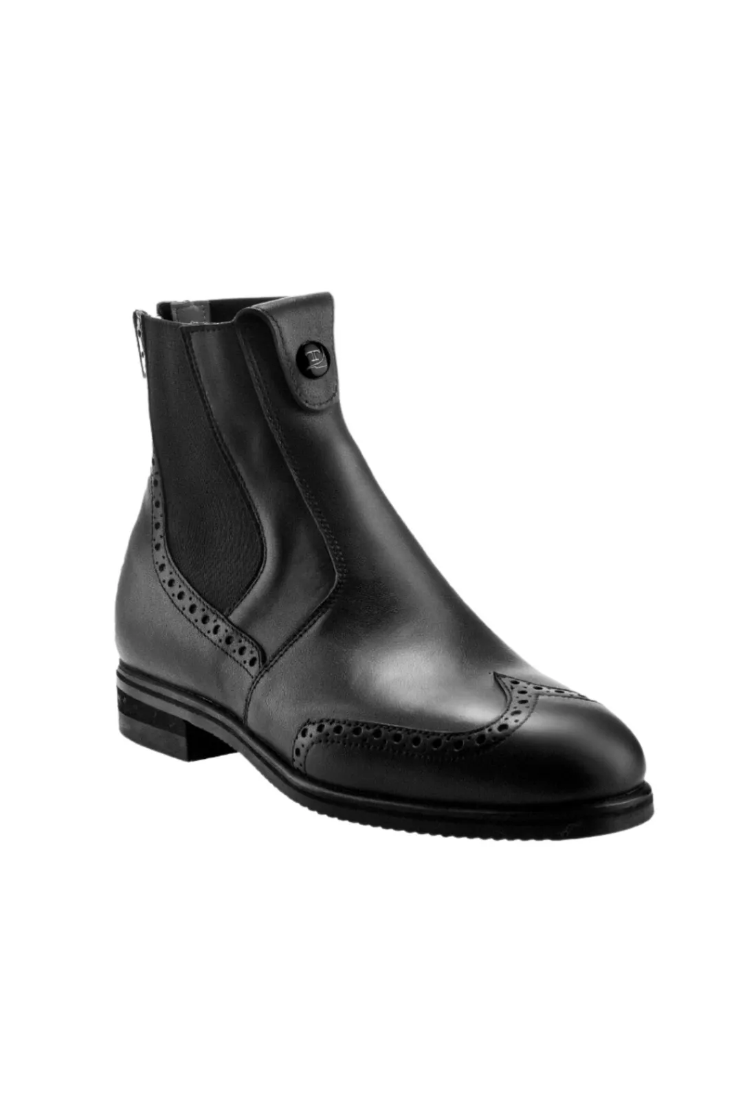Marilyn Black Short Boots - Punched