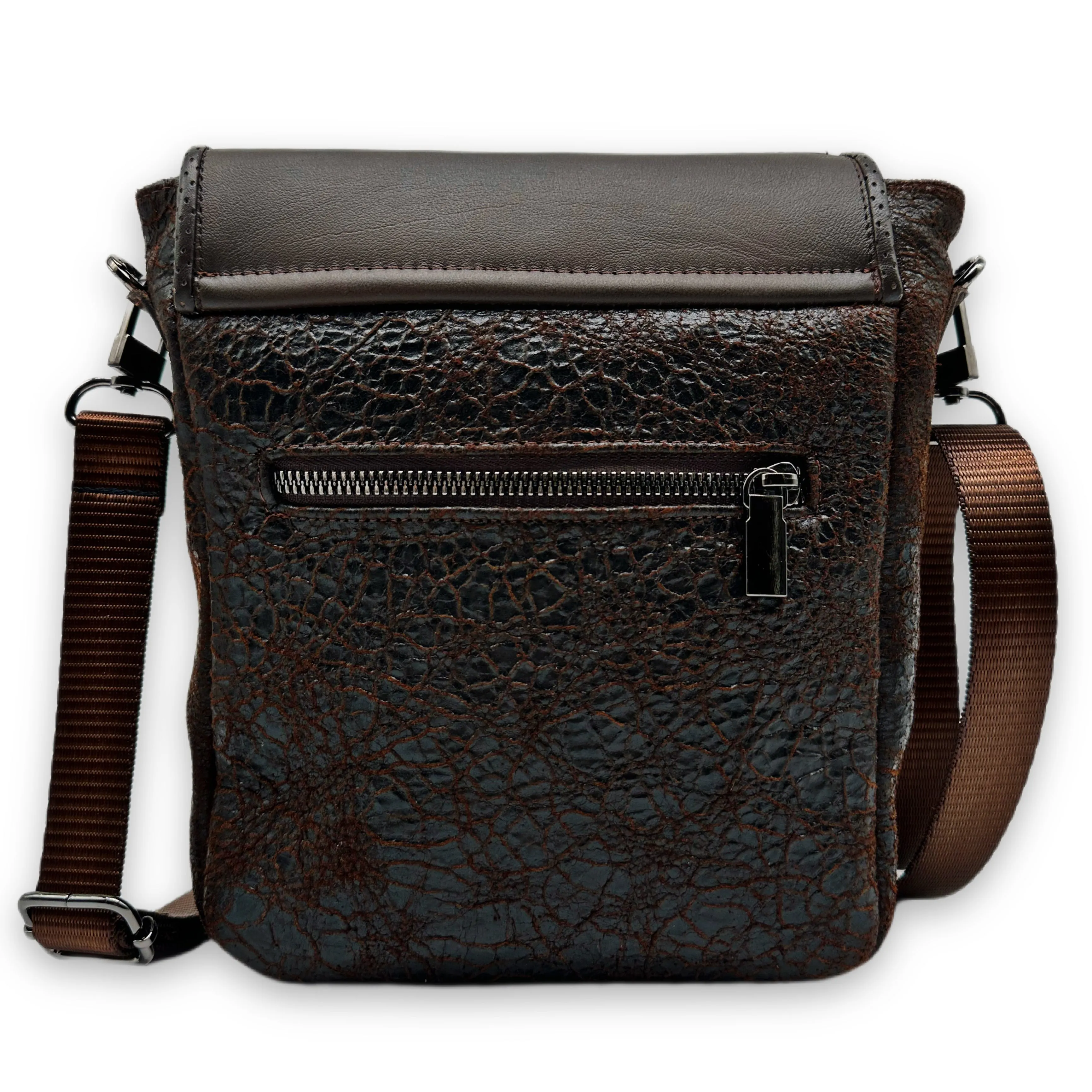 Nano Alligator Hornback Leather Concealed Carry Bag