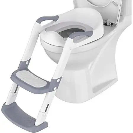 Potty Training Seat Toddler Toilet Seat with Step Stool Ladder