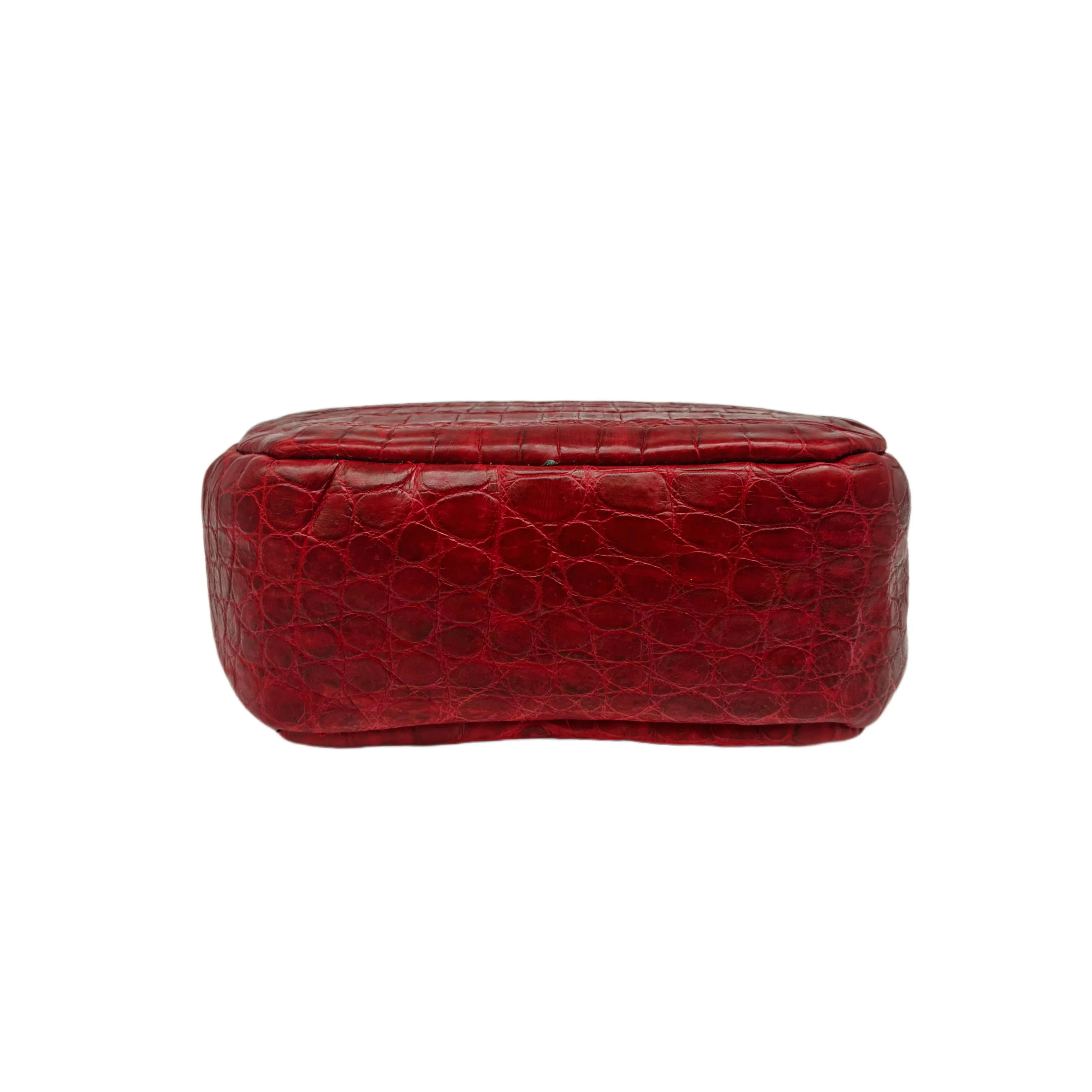 Red Scarlet Alligator Purse by Sobèk