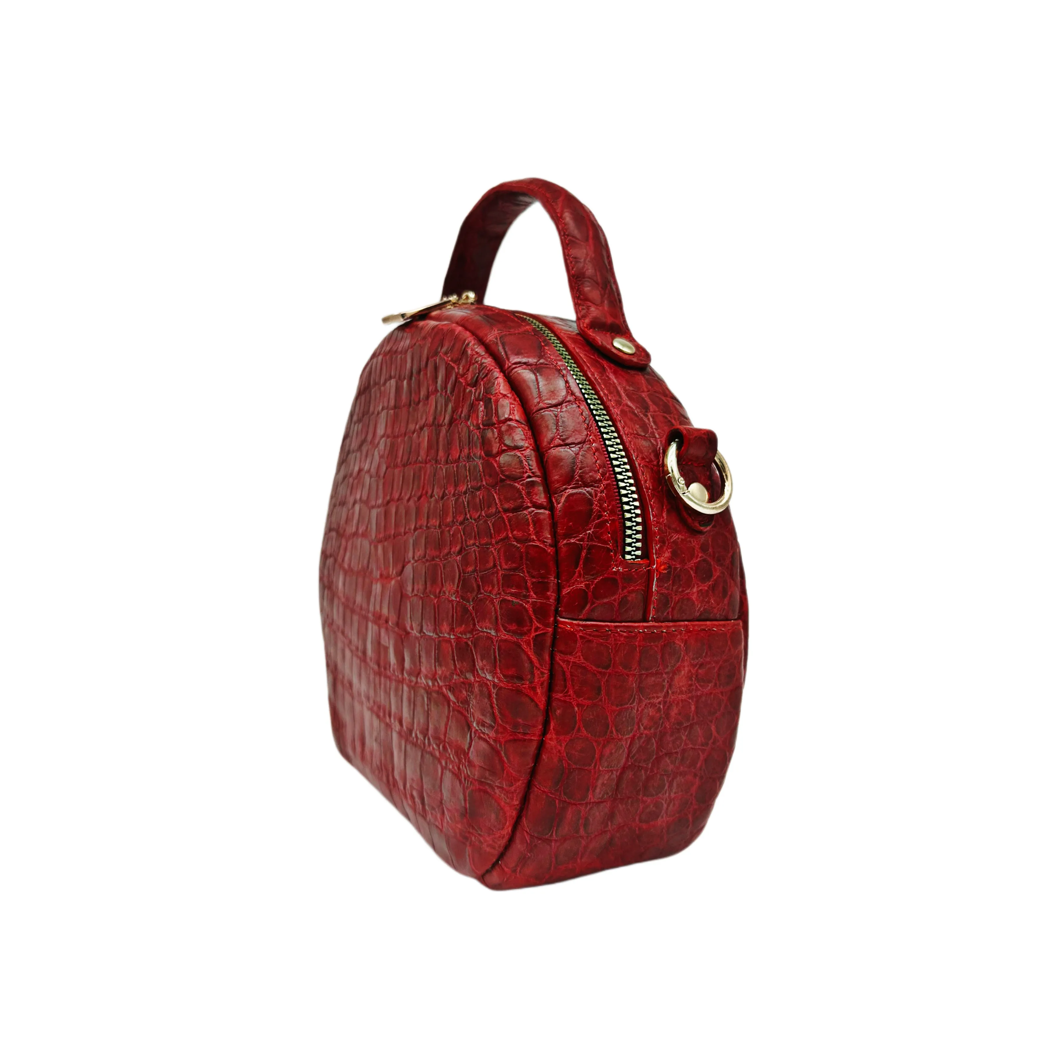 Red Scarlet Alligator Purse by Sobèk