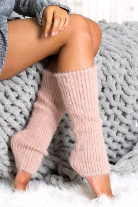 Ultra Soft Cozy Warm Eyelash Design Fashion Leg Warmers